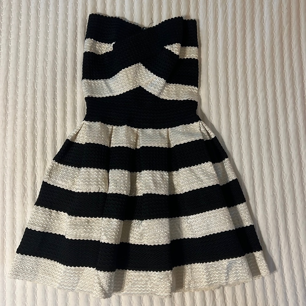 Black and White Wedding Guest Dress
